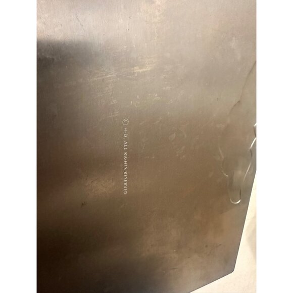 Harley-Davidson Metal Store Shelf Display Stand With Winged Logo - Picture 7 of 7